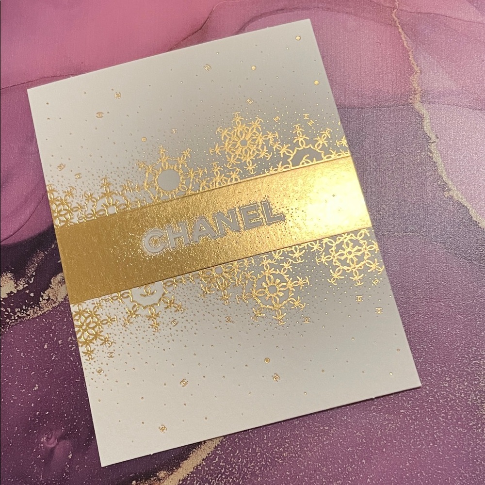 Authentic Chanel Gold Card